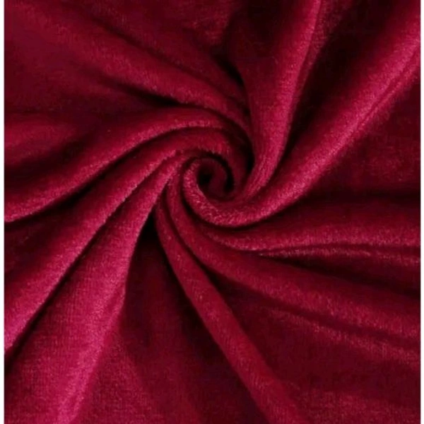 100% Woolen Fabric Warm Super Soft Single Bedsheet with 1Pillow Cover. Warm fitted bedsheet specially made for Winters seasons [Size - 36x78 Inches] High Quality woolen bedsheets ( Red )