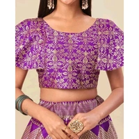 Milost Women's Purple Lehengas