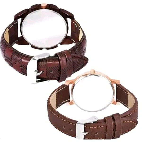 Designers Dial Leathers Strap Analog Wrist Watches for Couple Watch