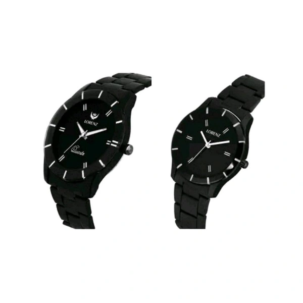Black Couple Watch Combo | Watch for Men | Watch for Women | AM-8A