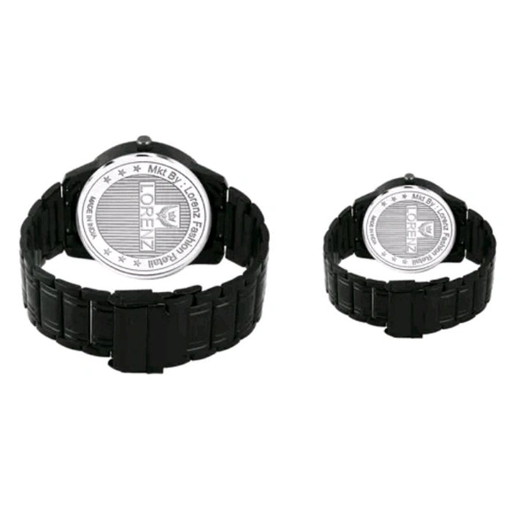 Black Couple Watch Combo | Watch for Men | Watch for Women | AM-8A