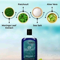 Patchouli & Sea Salt Perfumed Body Wash for Men for Smooth Skin - 2 x 200mlName: Patchouli & Sea Salt Perfumed Body Wash for Men for Smooth Skin - 2 x 200mlBrand: The Man CompanyConcern: No ConcernFlavour: No FlavourNet Quantity (N): 2Body Wash | Patchouli & Sea Salt Meet your skin’s thirst quencher! The Man Company’s Patchouli & Sea Salt Body Wash is what you need to make your bat
