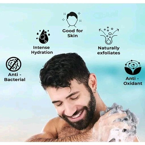 Patchouli & Sea Salt Perfumed Body Wash for Men for Smooth Skin - 2 x 200mlName: Patchouli & Sea Salt Perfumed Body Wash for Men for Smooth Skin - 2 x 200mlBrand: The Man CompanyConcern: No ConcernFlavour: No FlavourNet Quantity (N): 2Body Wash | Patchouli & Sea Salt Meet your skin’s thirst quencher! The Man Company’s Patchouli & Sea Salt Body Wash is what you need to make your bat