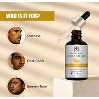 VITAMIN C FACE SERUM for Brightness - 30ml | Fades Dark Spots & Hydrates | For Oily, Dry, Normal & Combination Skin | Lightweight & Non-Sticky