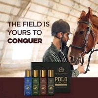 The Man Company Perfume Gift Set for Men 4 X 20ml - POLO WOODS COLLECTION | Travel Friendly Gift Set | Deo Perfume Body Spray