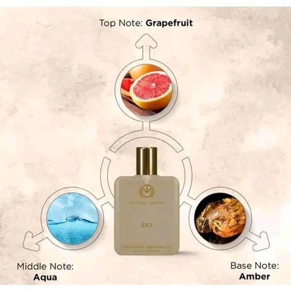 The Man Company SKY Perfume for Men - 50ml | Premium Long-Lasting Deo Perfume Body Spray