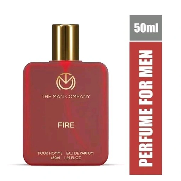 The Man Company FIREPerfume for Men - 50ml | Fresh, Floral & Woody | Premium Long-Lasting Deo Perfume Body Spray