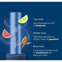 The Man Company PRIVILEGE ACTIVE & INTENSE Perfume Body Spray for Men - 150 ML Each (Pack of 2)