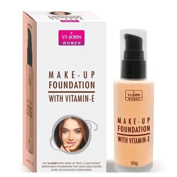 Matte Liquid Makeup Foundation with Pump For All Skin Types, Skin Light Foundation (50gm, Pack of 1)