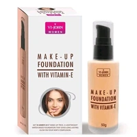 Matte Liquid Makeup Foundation with Pump For All Skin Types, Skin Light Foundation (50gm, Pack of 1)