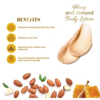 VEDIKESH Aloevera Body Lotion and Almond Honey body lotion Combo - 2x200 ml