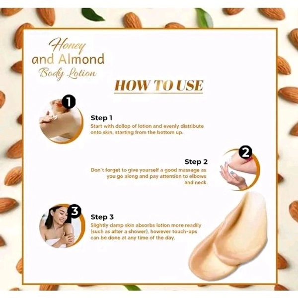 VEDIKESH Aloevera Body Lotion and Almond Honey body lotion Combo - 2x200 ml