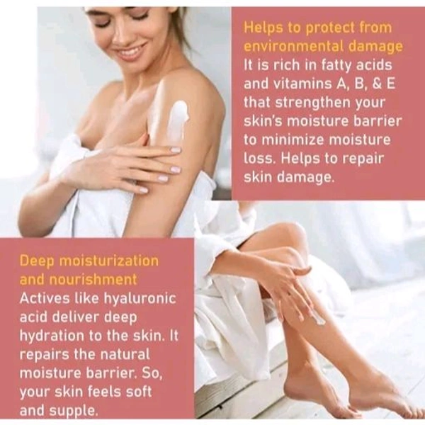 Dravida Organics Rose Body Lotion Long-Lasting Moisturization, Body Lotion for Dry, Rough Skin, Pack of 2 (300 ml)