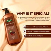 Pure Roots Cocoa Butter Body Care Lotion ( 300ml *2 ) Pack of 2 | Non Sticky, Fast Observing Lotion for dry All Skin Type 