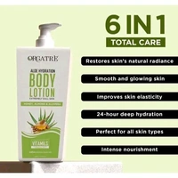 Orgatre Body Lotion 6in1 Aloe Hydration 24 hrs Intense Moisturizer for Dry & Dull Skin (400 ml)