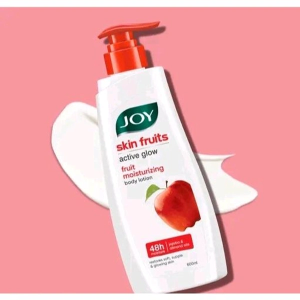 Joy Skin Fruits Lightweight Body Lotion with Almond Oil & Jojoba Oil For Summers (600ml)