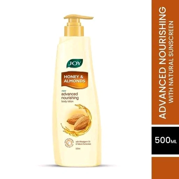 Joy Honey & Almonds Advanced Nourishing Body Lotion, Normal to Dry skin (500 ml)