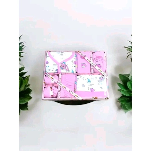 New born baby gift combo pack ARSA New born baby gift set Baby gift set || Clothing Hamper Baby Gift Set for Newborn 0-3 Months | Unisex Gift Set for Baby Boy & Baby Girl | Skin-friendly Baby Clothes, Chemical-free Dyes