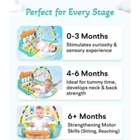 khilaunewala Baby Activity Play Mat & Overhead Rattle Toys (0-12 Months)