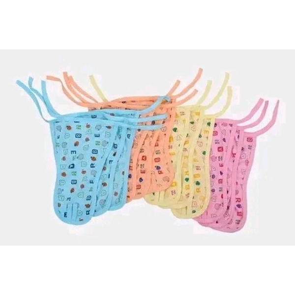 New Born Baby's Cotton Cloth Diapers/Langot Washable and Reusable Nappies (Multicolour, 0-6 Months) Pack of 10 Pieces ( Multicolor Pack )  - 0-6 Month