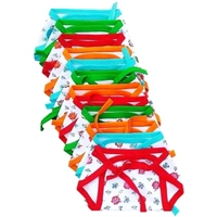 New Born Baby's Cotton Cloth Diapers/Langot Washable and Reusable Nappies (Multicolour, 0-6 Months) Pack of 10 Pieces ( Multicolor Pack )  - 0-6 Month