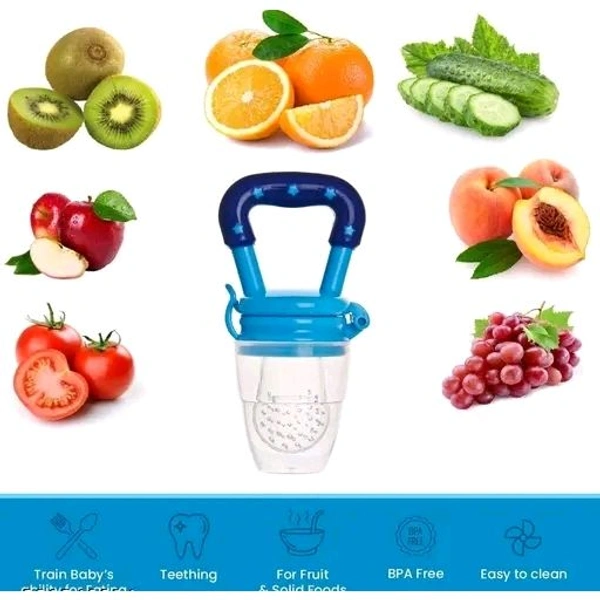 hey mini Nibbler for Babies - Silicone BPA Free Natural Organic Nipple Teethers and Fruit Nibbler Feeder for Newborn Baby Boy & Baby Girl, Pacifier Fruit Vegetable for 3-12 Months Babies - 0-3 Month