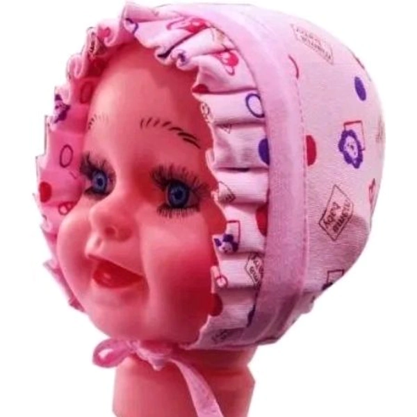 Born Baby Boy and Baby Girl soft Hosiery Cotton Caps Gift Set for New Born, Infant, toddler Boy's & Girl's Kids Cap Set Pack of 4 (Random Print)