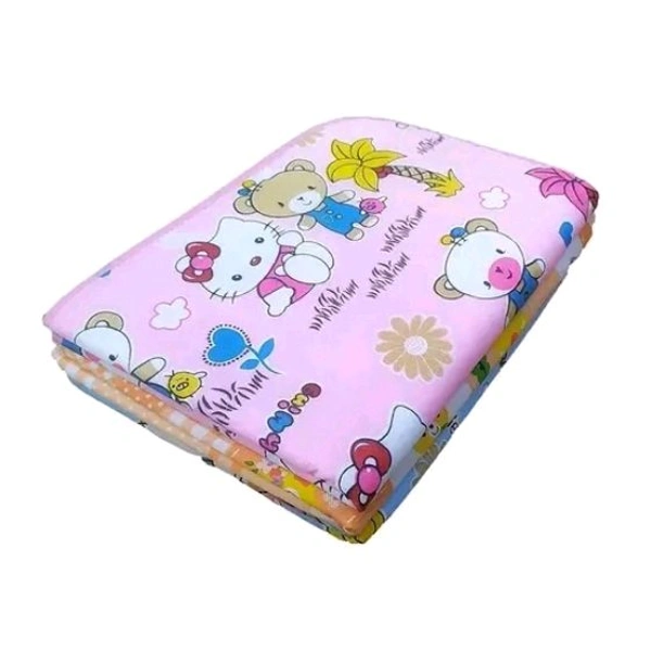 Baby Dry Sheet PERFECT FOR 0 TO 6 MONTHS BABY COMBO OF 3/ Waterproof & Washable Bed Sheet / Mattress Protection Sheet/ Crib Sheet SMALL/ BED Protector (50CM X 70CM)