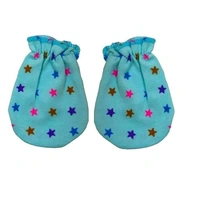 Baby Boys and Baby Girl Mittens and Booties Combo, 4 Pair Of Hand Mittens (Gloves) and 4 Pairs Of Leg Booties (Socks), Pure Hosiery Soft Skin Friendly Fabric, 0 to 3 Months