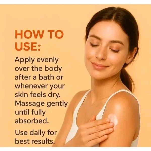 Honey & Almond Moisturizing Body Lotion – 500 ml | Deep Hydration with Wheatgerm Oil & Natural Sunscreen