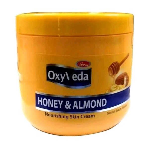 OXYVEDA HONEY & ALMONDS MOISTURIZING CREAM FOR WINTER SPECIAL OFFER GLOWING SKIN CREAM PACK OF - 800ml x 1