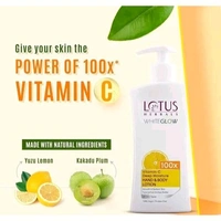 Lotus Herbals WhiteGlow Vitamin C Deep Moisture Hand & Body Lotion Moisturises and Brightens, 400ml