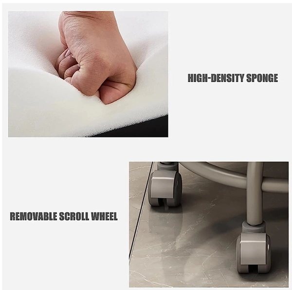 Eenfnety ™ Eenfnety™ PCENF5228 Low Round Rolling Stool with Wheels Pedicure Stool for Fitness Office Garage Red |Home & Garden | Furniture | Benches & Stools