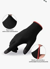Limeshot TouchScreen Thermal Woolen Gloves for Men and Women - Black, Under 1 Kg