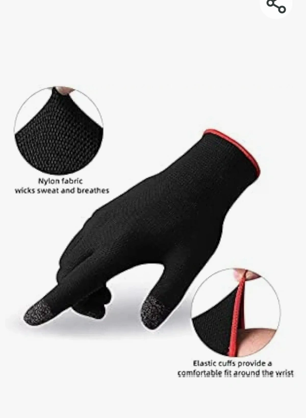 Limeshot TouchScreen Thermal Woolen Gloves for Men and Women - Black, Under 1 Kg