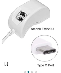 STARTEK FM220U USB Type C Interface Registered Device with one Year Free RD Service UIDAI & STQC Certified