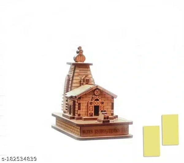 3D MODEL OF KEDARNATH TEMPLE With Double side tap , Small size (LBH: 5cm/9cm/8cm ) FROM HARIDWAR