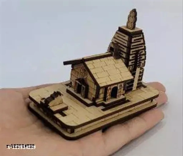 3D MODEL OF KEDARNATH TEMPLE With Double side tap , Small size (LBH: 5cm/9cm/8cm ) FROM HARIDWAR
