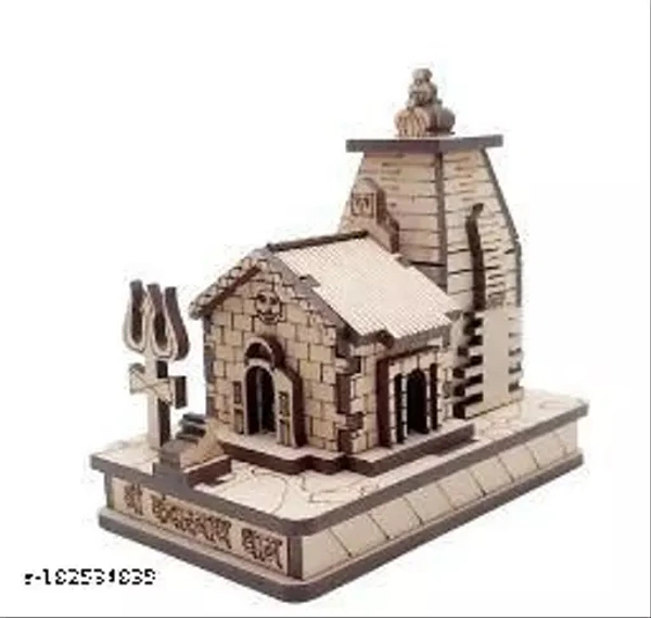 3D MODEL OF KEDARNATH TEMPLE With Double side tap , Small size (LBH: 5cm/9cm/8cm ) FROM HARIDWAR