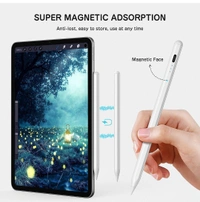 AJUK Magnetic Active Stylus Pen Compatible with iPad, Tablets,iOS & Android Smart Phone with Fast Charging Touch Pencil - White