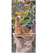 Haridwar Divine Ayodhya ji Shree Ram Dham Hanuman Mandir Temple For Home Puja, Temple, Diwali, Car DashboardName: Haridwar Divine Ayodhya ji Shree Ram Dham Hanuman Mandir Temple For Home Puja, Temple, Diwali, Car DashboardMaterial: WoodenType: RamProduct Length: 12 cmProduct Height: 12 cmProduct Breadth: 6 cmNet Quantity (N): 1Haridwar Divine Shri Ram Mandir 3-D Model of is Hand