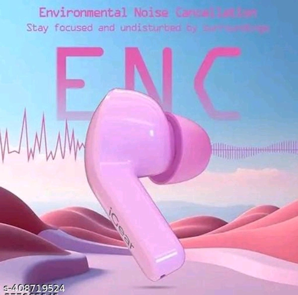 Ultrapod True PCENF5394 Wireless Bluetooth Headphone with 20 Hrs Playtime, Transparent Design, IPX4 Sweat Proof, 8mm HD drivers, Compatible for all Smartphones (Pink)Name: Ultrapod True Wireless Bluetooth Headphone with 20 Hrs Playtime, Transparent Design, IPX4 Sweat Proof, 8mm HD drivers, Compatible for all Smartphones (Pink)Battery Charge Time: 1 HourBIS/ISI Certification