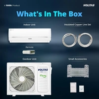 Voltas 1.5 ton 3 star Rating Inverter Split AC(183INV CAV, White) - White