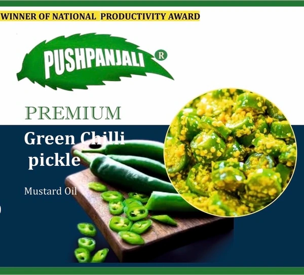 Green Chilli Pickle Premium - 350gram