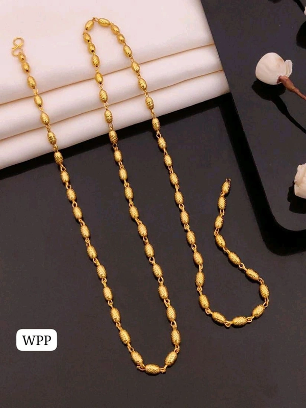 Kanaf π KANAF New Fancy Limbodi Mala | Premium Gold Plated Traditional Chain for Men & Women