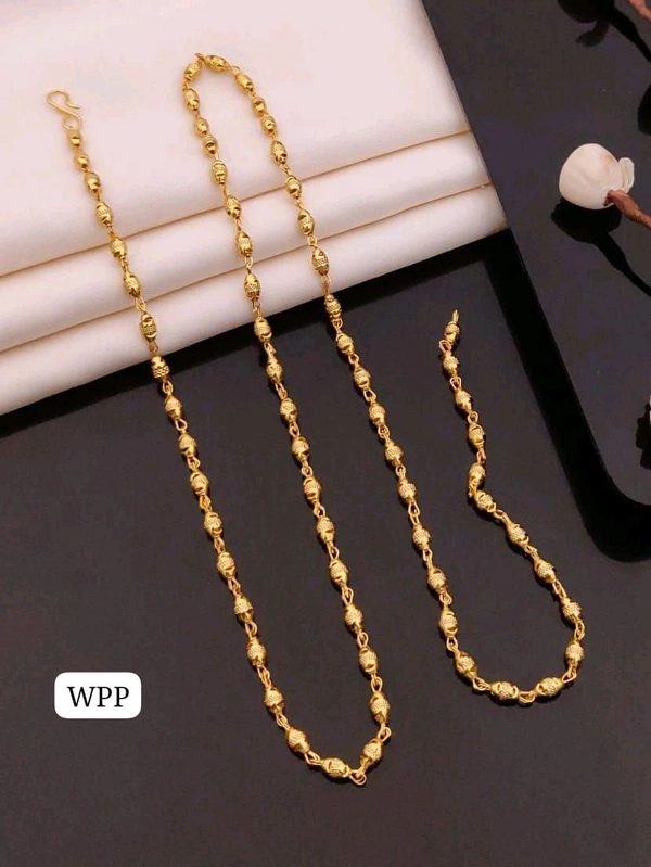 Kanaf π KANAF New Fancy Limbodi Mala | Premium Gold Plated Traditional Chain for Men & Women