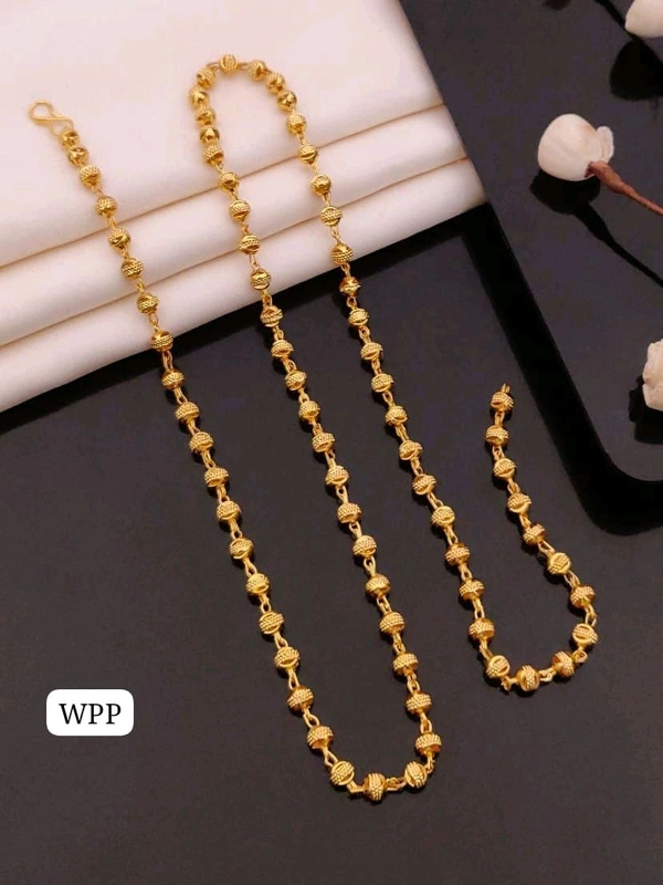 Kanaf π KANAF New Fancy Limbodi Mala | Traditional Gold Plated Chain for Men & Women