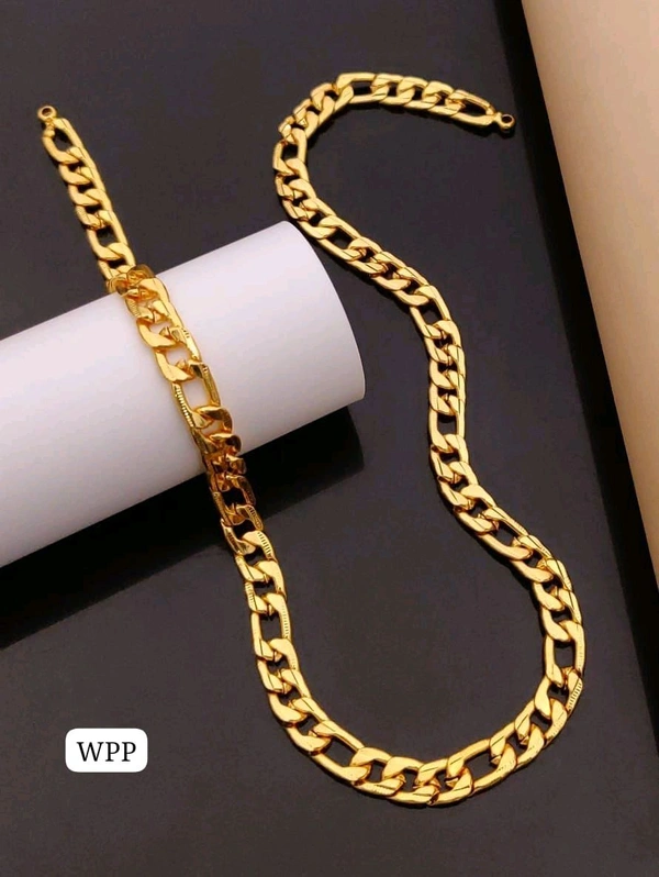 Kanaf ๐ซ KANAF Gents Broad Sachin Chain 20โ | Premium Gold-Plated Brass Chain for Men | Stylish Daily Wear Jewellery