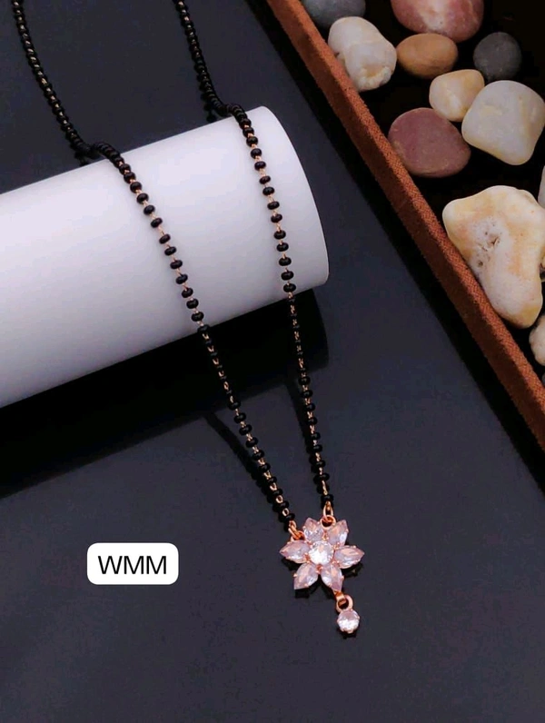 Kanaf 🌸 KANAF Rose Gold MS Dokiyaa | Floral Design Mangalsutra | Micro Rose Gold Polish | Daily Wear Modern Jewellery