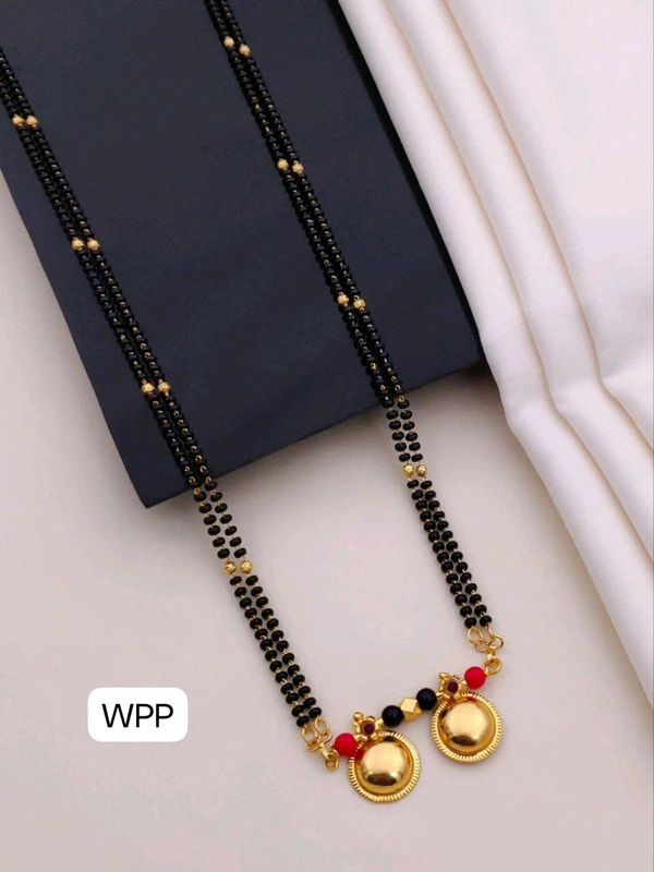 Kanaf ✨ KANAF SHAGUN Mangalsutra | 30" Long Double Line | 1 Gram Gold Forming Plating | Daily & Traditional Wear ✨